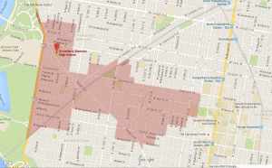Strawberry Mansion Catchment Map